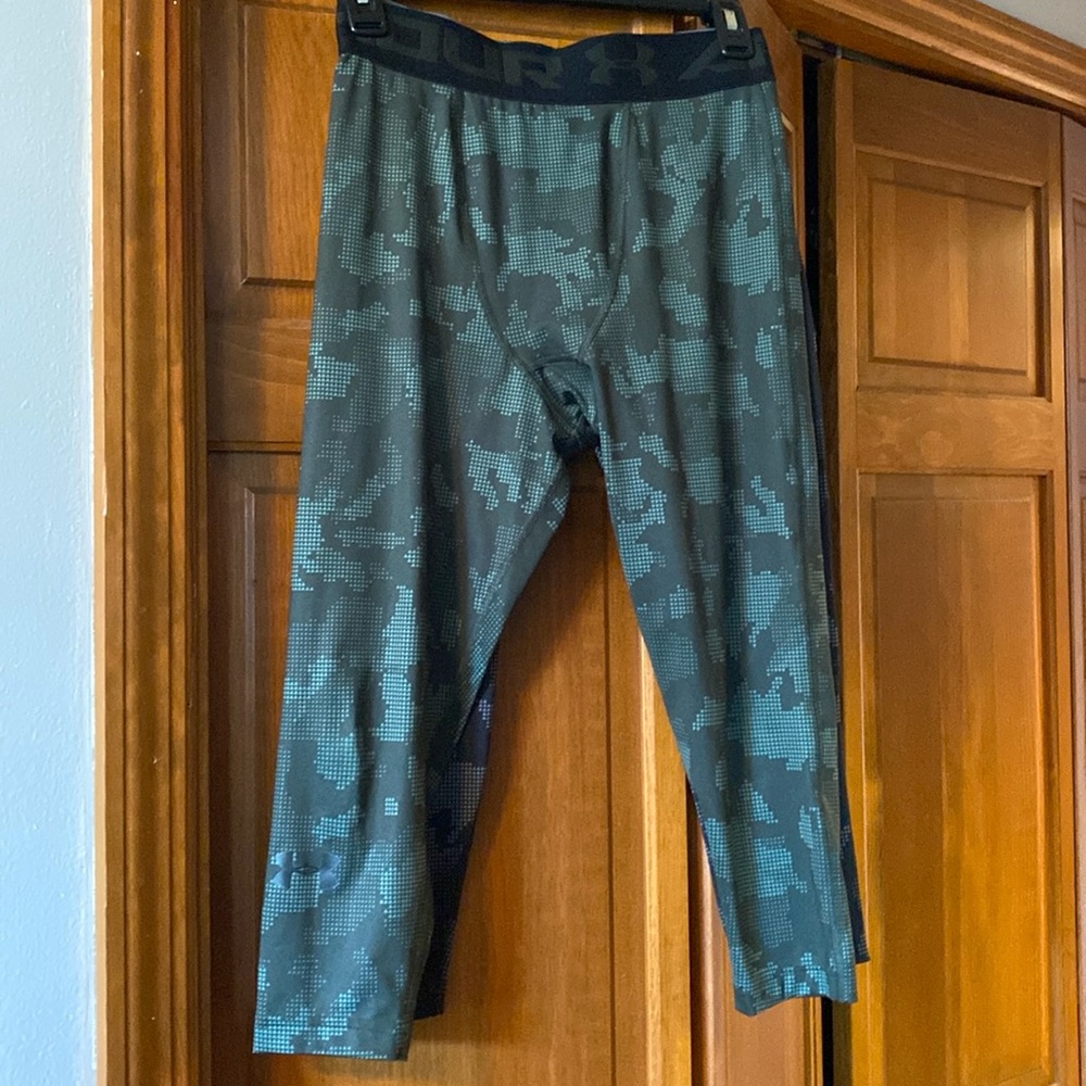Two pair of Under Armour capri leggings